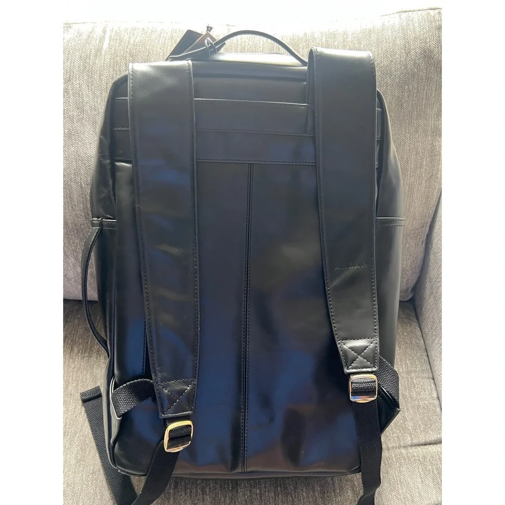 Andar The Manhattan Leather Backpack‎ Jet Black UFC 30th Anniversary Limited New